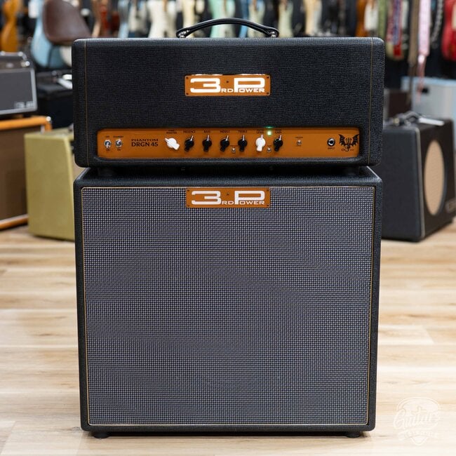 3rd Power Dragon Phantom DRGN 45 Amp Head & 112 Cab – Black & Gold