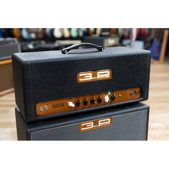 3rd Power Dragon Phantom DRGN 45 Amp Head & 112 Cab – Black & Gold