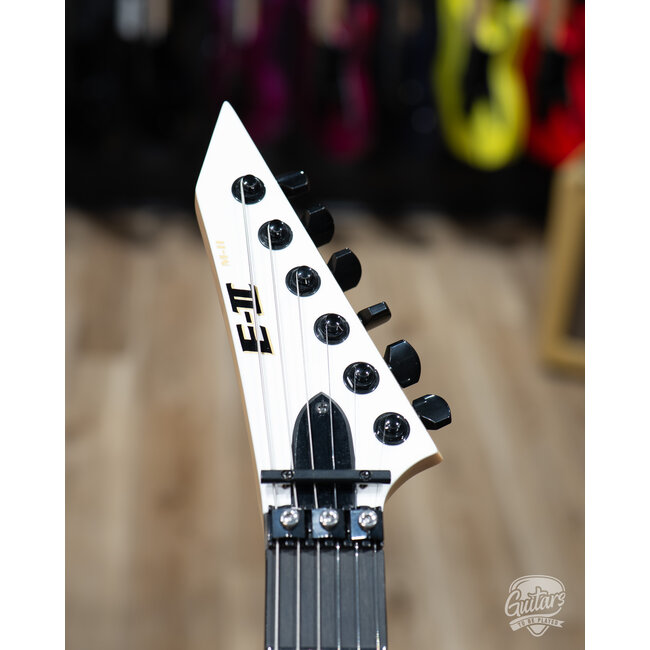 ESP E-II M-II Fishman Fluence Floyd Rose Guitar w/ Case – Snow White (B-stock)