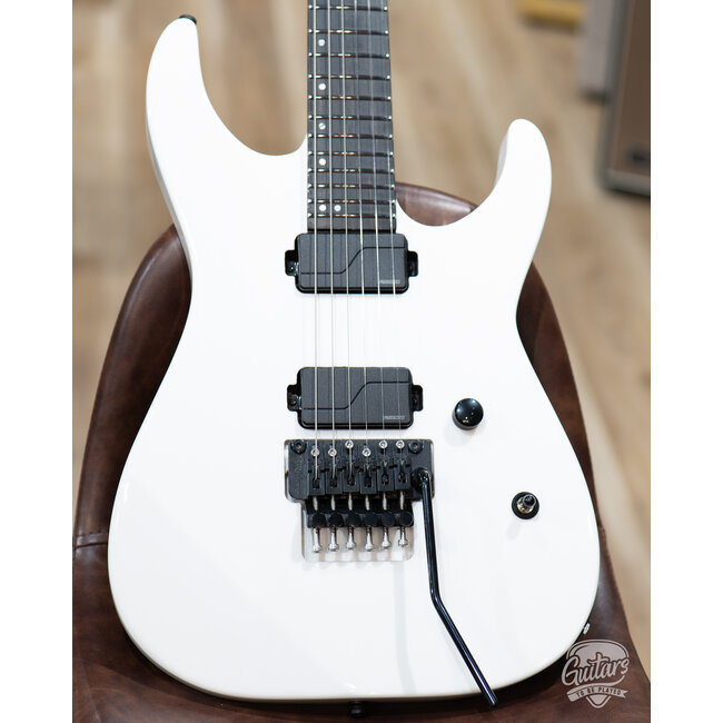 ESP E-II M-II Fishman Fluence Floyd Rose Guitar w/ Case – Snow White (B-stock)