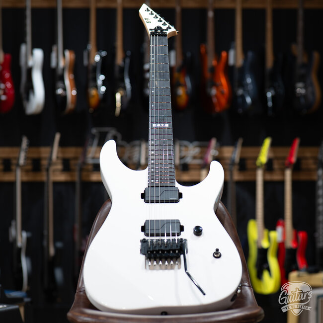 ESP E-II M-II Fishman Fluence Floyd Rose Guitar w/ Case – Snow White (B-stock)