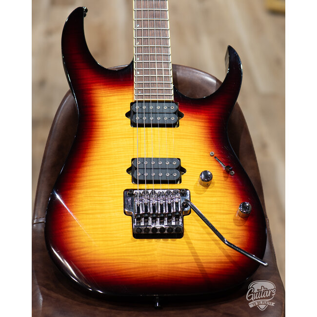 2003 Ibanez Prestige RGT3020FM Neck Through Guitar w/ Case – Desert Sunburst