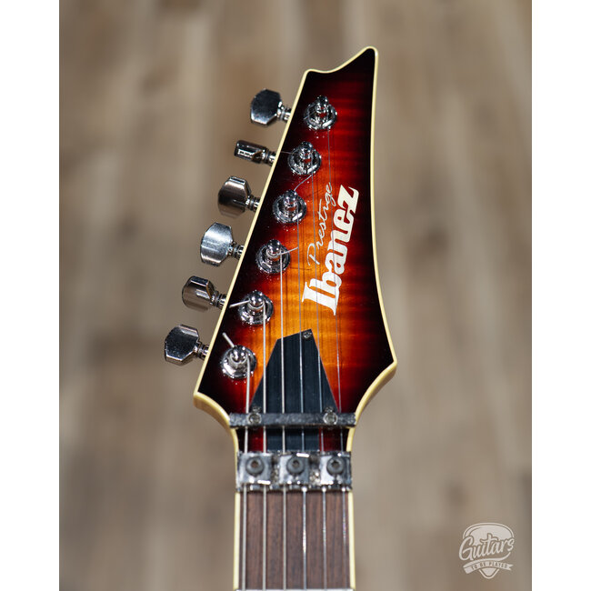 2003 Ibanez Prestige RGT3020FM Neck Through Guitar w/ Case – Desert Sunburst