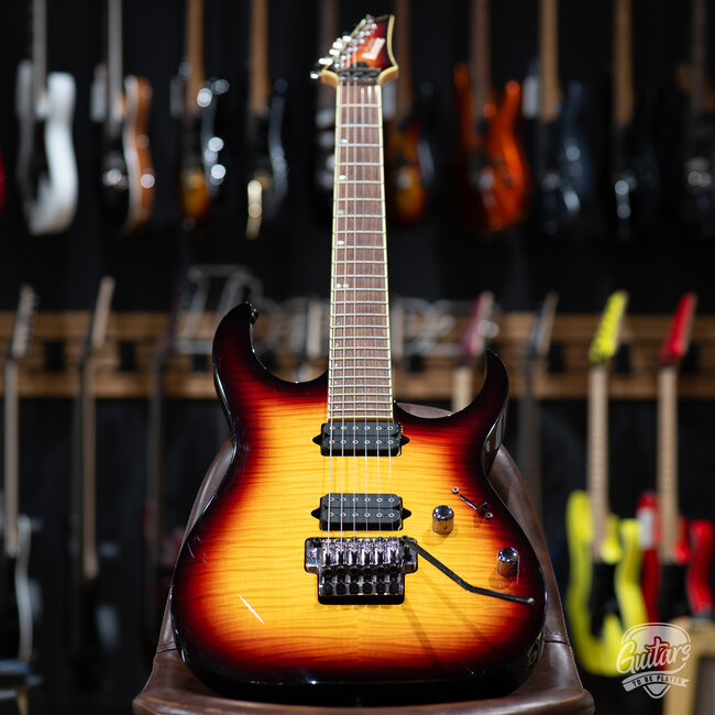 2003 Ibanez Prestige RGT3020FM Neck Through Guitar w/ Case – Desert Sunburst