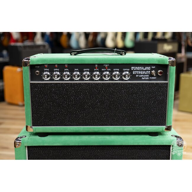 Amplified Nation Wonderland Overdrive V2 Tube-Rect 50W Head & Cab –Emerald Suede