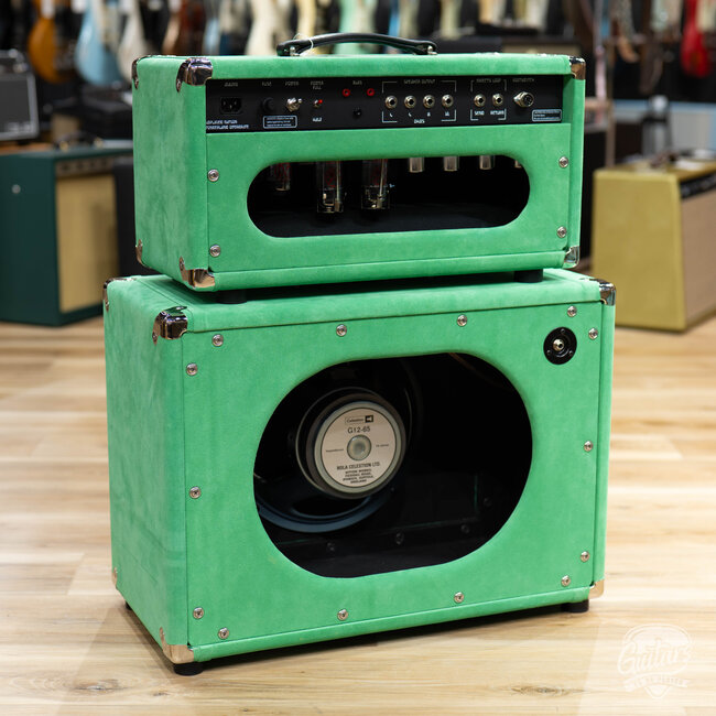 Amplified Nation Wonderland Overdrive V2 Tube-Rect 50W Head & Cab –Emerald Suede