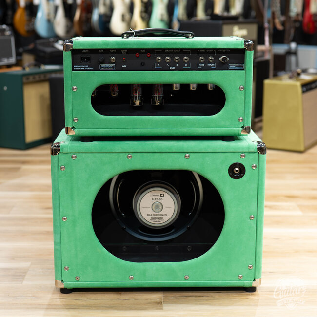 Amplified Nation Wonderland Overdrive V2 Tube-Rect 50W Head & Cab –Emerald Suede
