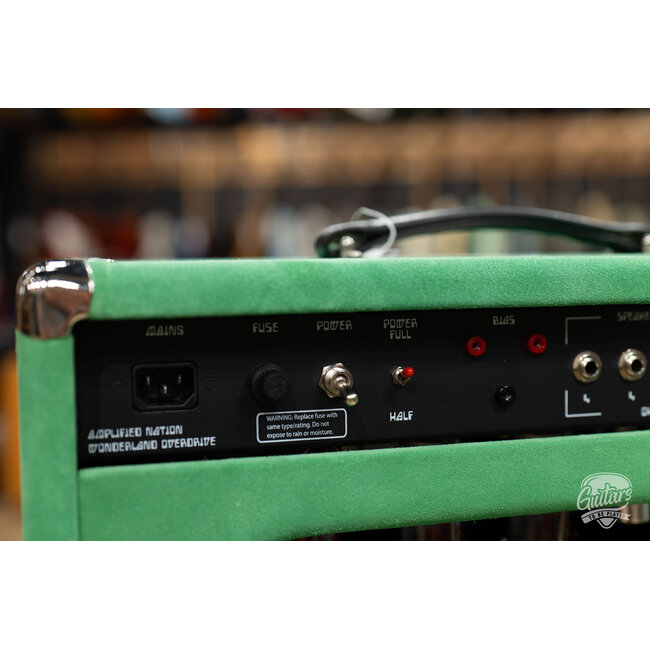 Amplified Nation Wonderland Overdrive V2 Tube-Rect 50W Head & Cab –Emerald Suede
