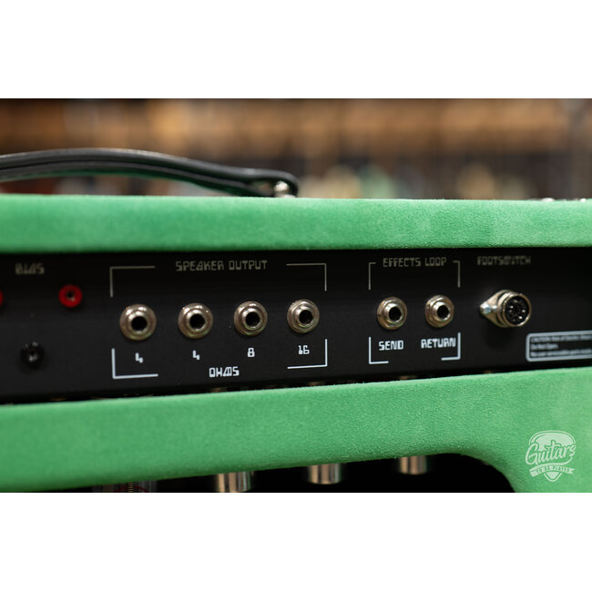 Amplified Nation Wonderland Overdrive V2 Tube-Rect 50W Head & Cab –Emerald Suede