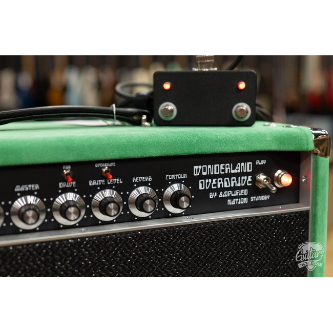 Amplified Nation Wonderland Overdrive V2 Tube-Rectified 50W Head – Emerald Suede