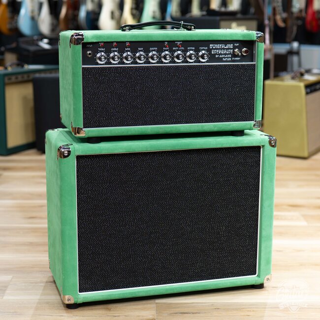 Amplified Nation Wonderland Overdrive V2 Tube-Rect 50W Head & Cab –Emerald Suede