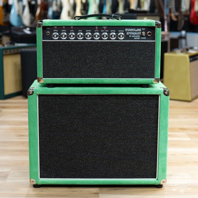 Amplified Nation Wonderland Overdrive V2 Tube-Rect 50W Head & Cab –Emerald Suede