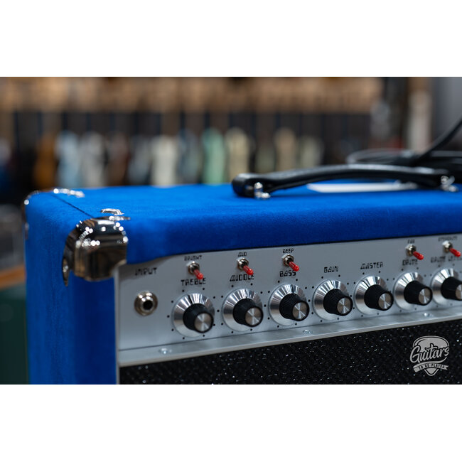 Amplified Nation Wonderland Overdrive V2 50W Head w/ Skyliner Pre – Royal Blue