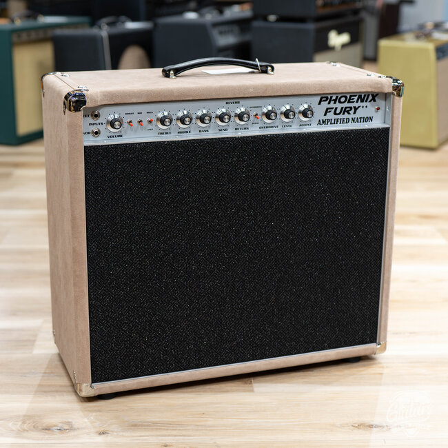 Amplified Nation Phoenix Fury 50W 112 Combo w/ Celestion G12-65 – Dogwood Suede