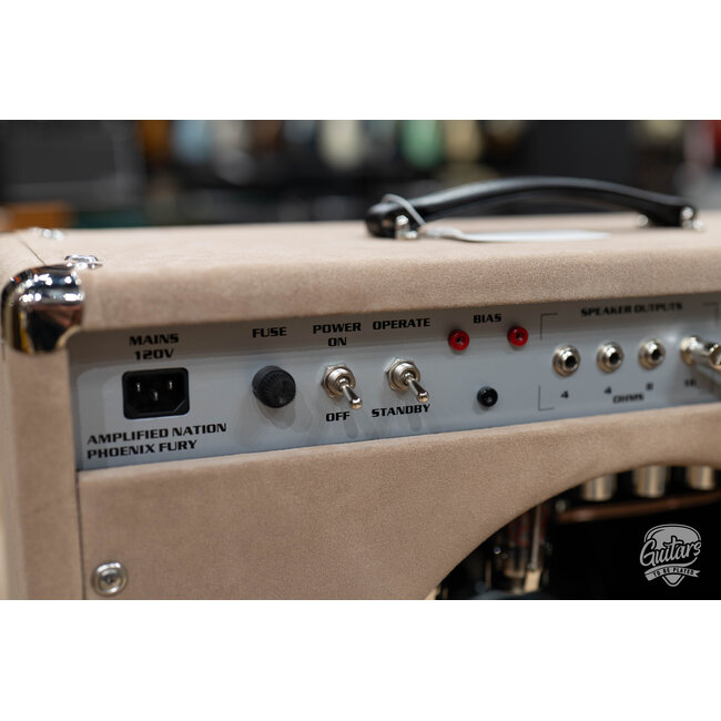 Amplified Nation Phoenix Fury 50W 112 Combo w/ Celestion G12-65 – Dogwood Suede