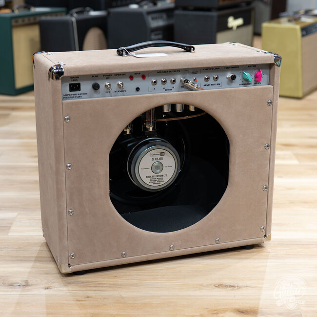Amplified Nation Phoenix Fury 50W 112 Combo w/ Celestion G12-65 – Dogwood Suede