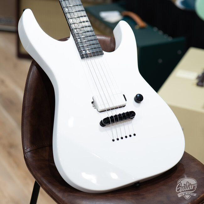 ESP E-II M-I NT Neck Thru Fishman Guitar w/ Case – Snow White (B-stock)