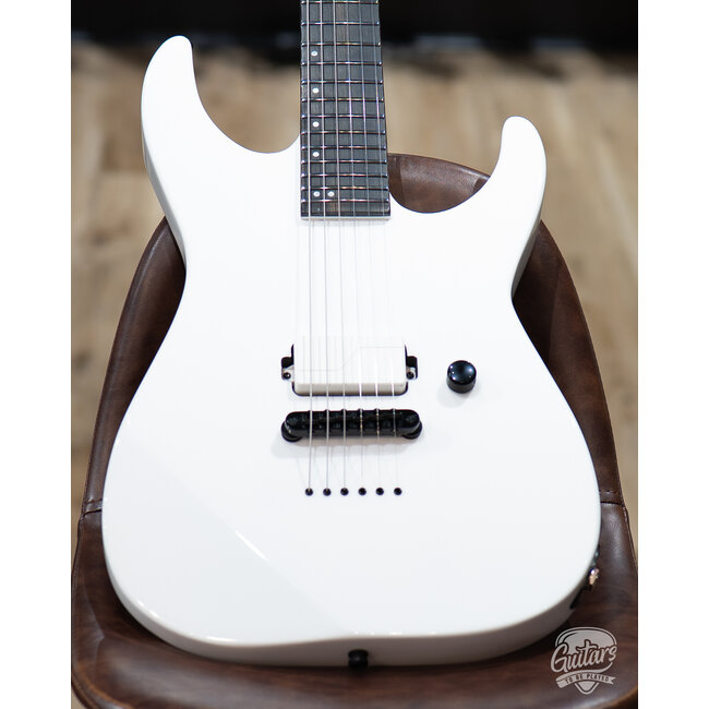 ESP E-II M-I NT Neck Thru Fishman Guitar w/ Case – Snow White (B-stock)