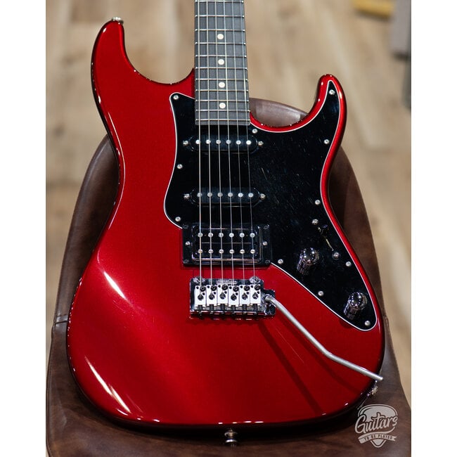 Used Suhr Pete Thorn Signature Standard HSS Guitar w/ Bag– Red Garnet