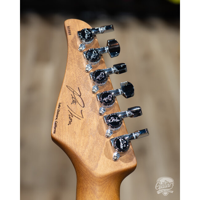 Used Suhr Pete Thorn Signature Standard HSS Guitar w/ Bag– Red Garnet
