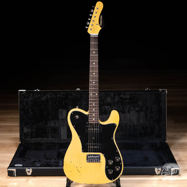 Friedman Vintage T Swamp Ash P-90 Guitar w/ Rosewood – Butterscotch Blonde