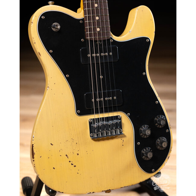 Friedman Vintage T Swamp Ash P-90 Guitar w/ Rosewood – Butterscotch Blonde