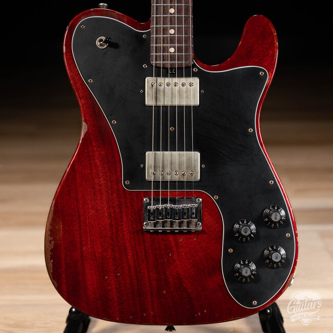 Friedman Vintage T Mahogany Humbucker Guitar w/ Rosewood – Cherry Red