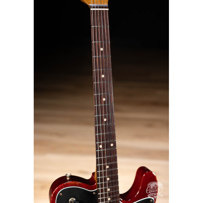 Friedman Vintage T Mahogany Humbucker Guitar w/ Rosewood – Cherry Red