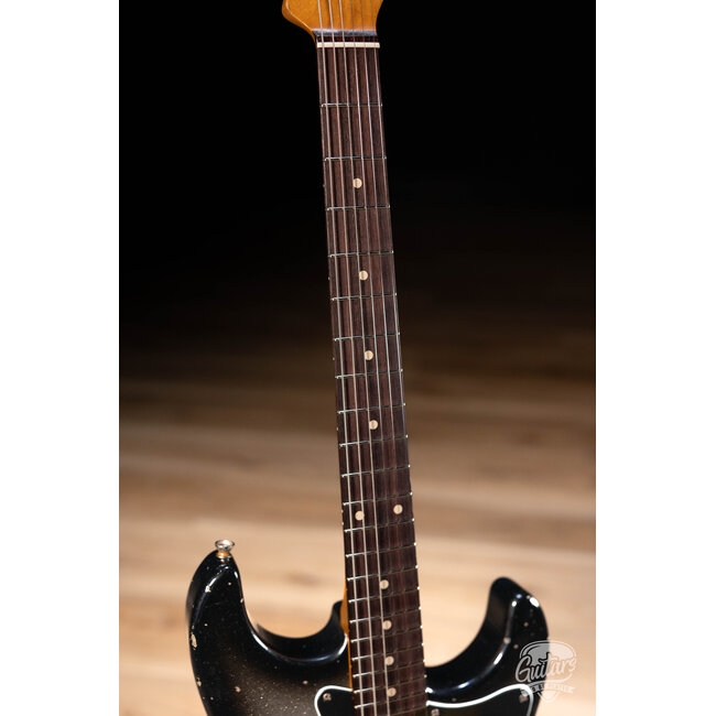 Friedman Vintage S Alder HSS Guitar w/ Rosewood – Silver Burst Sparkle