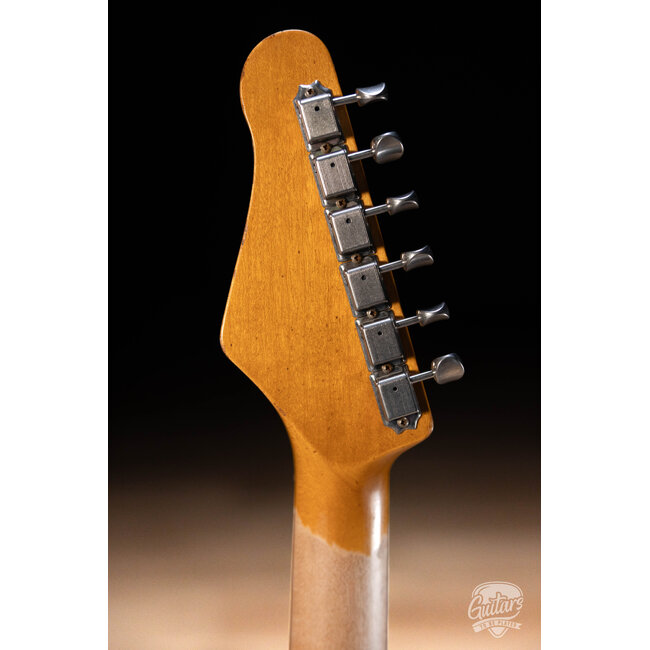 Friedman Vintage S Alder HSS Guitar w/ Rosewood – Silver Burst Sparkle