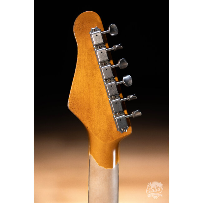 Friedman Vintage T Alder P-90 Guitar w/ Maple Neck – 3-Tone Burst Sparkle