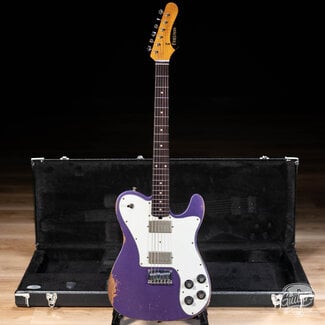Friedman Friedman Vintage T Alder Humbucker Guitar w/ Rosewood – Purple Metallic