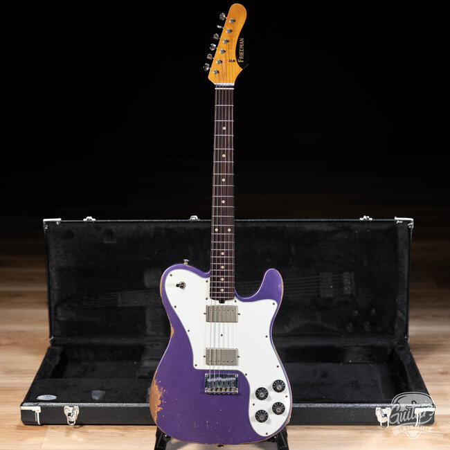 Friedman Vintage T Alder Humbucker Guitar w/ Rosewood – Purple Metallic