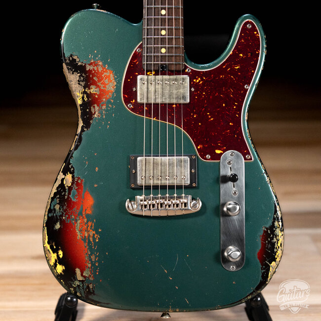 Shabat Lion Special Alder Body w/ Wraptail & Imperials–British Racing Green/3TSB