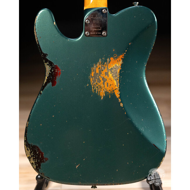 Shabat Lion Special Alder Body w/ Wraptail & Imperials–British Racing Green/3TSB