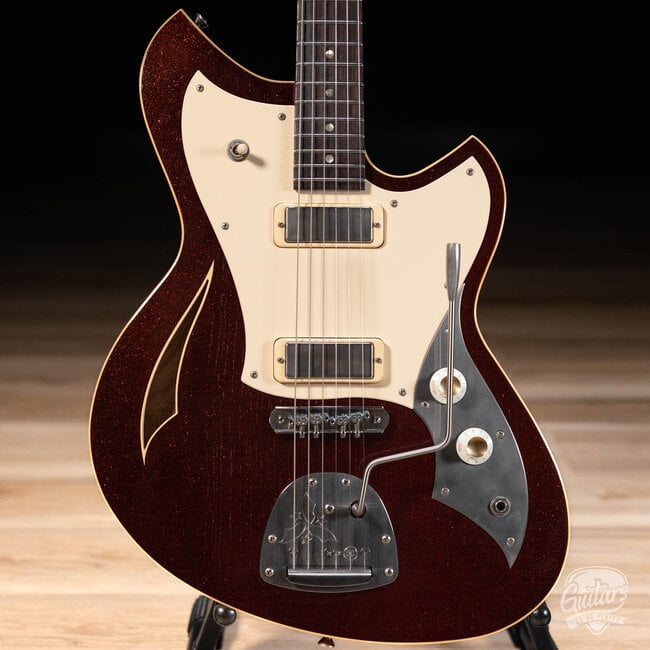 Novo Custom Miris J Semi-Hollow w/ Lollar Firebirds – Root Beer Sparkle