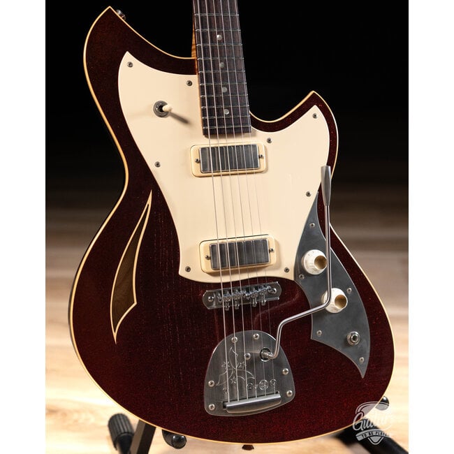 Novo Custom Miris J Semi-Hollow w/ Lollar Firebirds – Root Beer Sparkle
