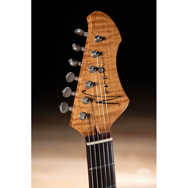 Novo Custom Miris J Semi-Hollow w/ Lollar Firebirds – Root Beer Sparkle