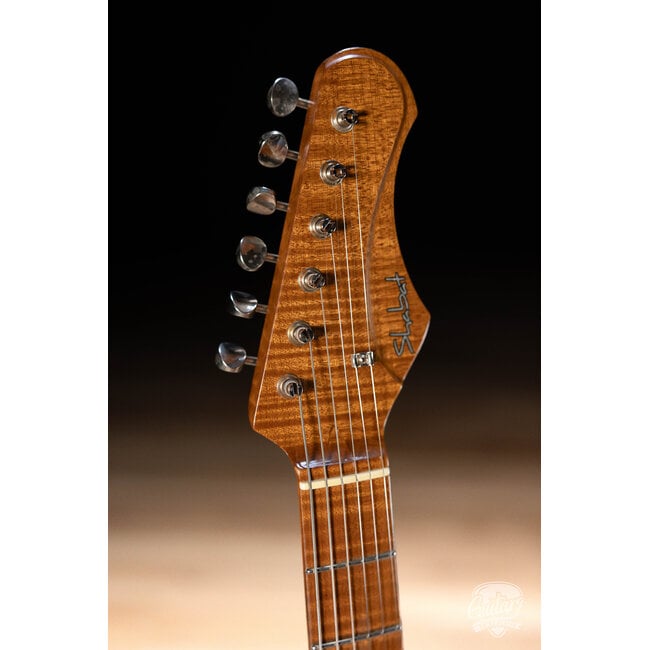 Shabat Lynx HSS Alder Body w/ Flame Roasted Maple Neck – Taos Turquoise