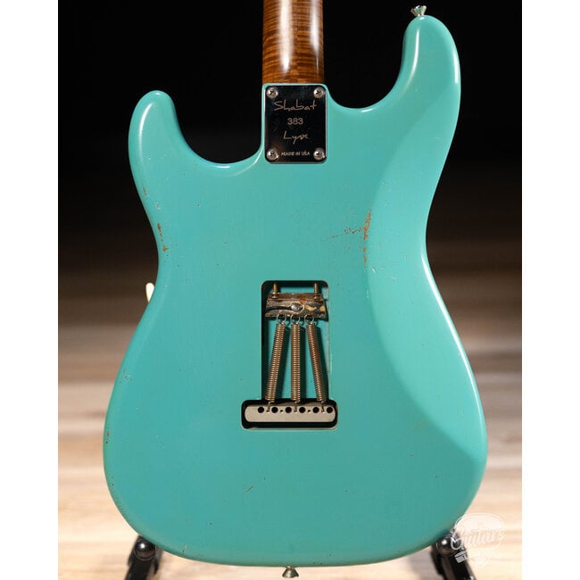 Shabat Lynx HSS Alder Body w/ Flame Roasted Maple Neck – Taos Turquoise