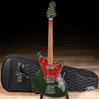 Novo Novo Custom Serus J Fralin P-90 Guitar w/ Maple Neck – Cadillac Green