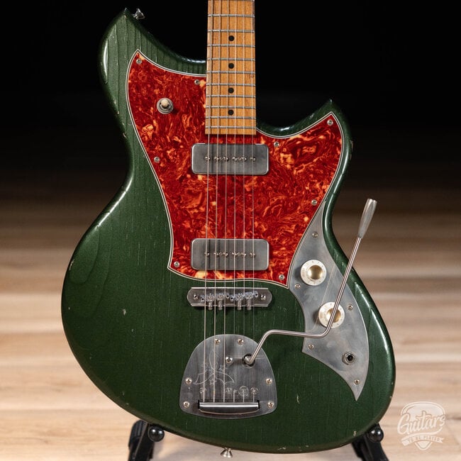Novo Custom Serus J Fralin P-90 Guitar w/ Maple Neck – Cadillac Green