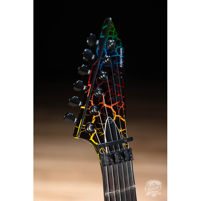 ESP LTD Eclipse ’87 Floyd Rose Electric Guitar – Rainbow Crackle