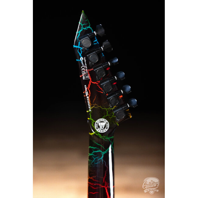 ESP LTD Eclipse ’87 Floyd Rose Electric Guitar – Rainbow Crackle