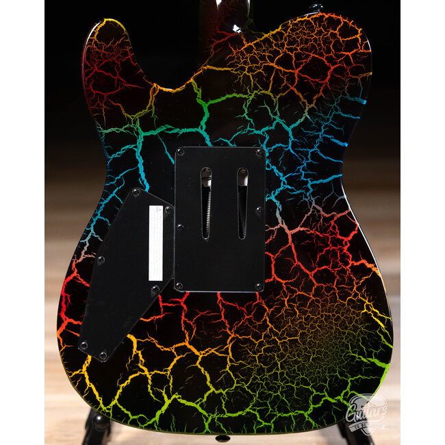ESP LTD Eclipse ’87 Floyd Rose Electric Guitar – Rainbow Crackle