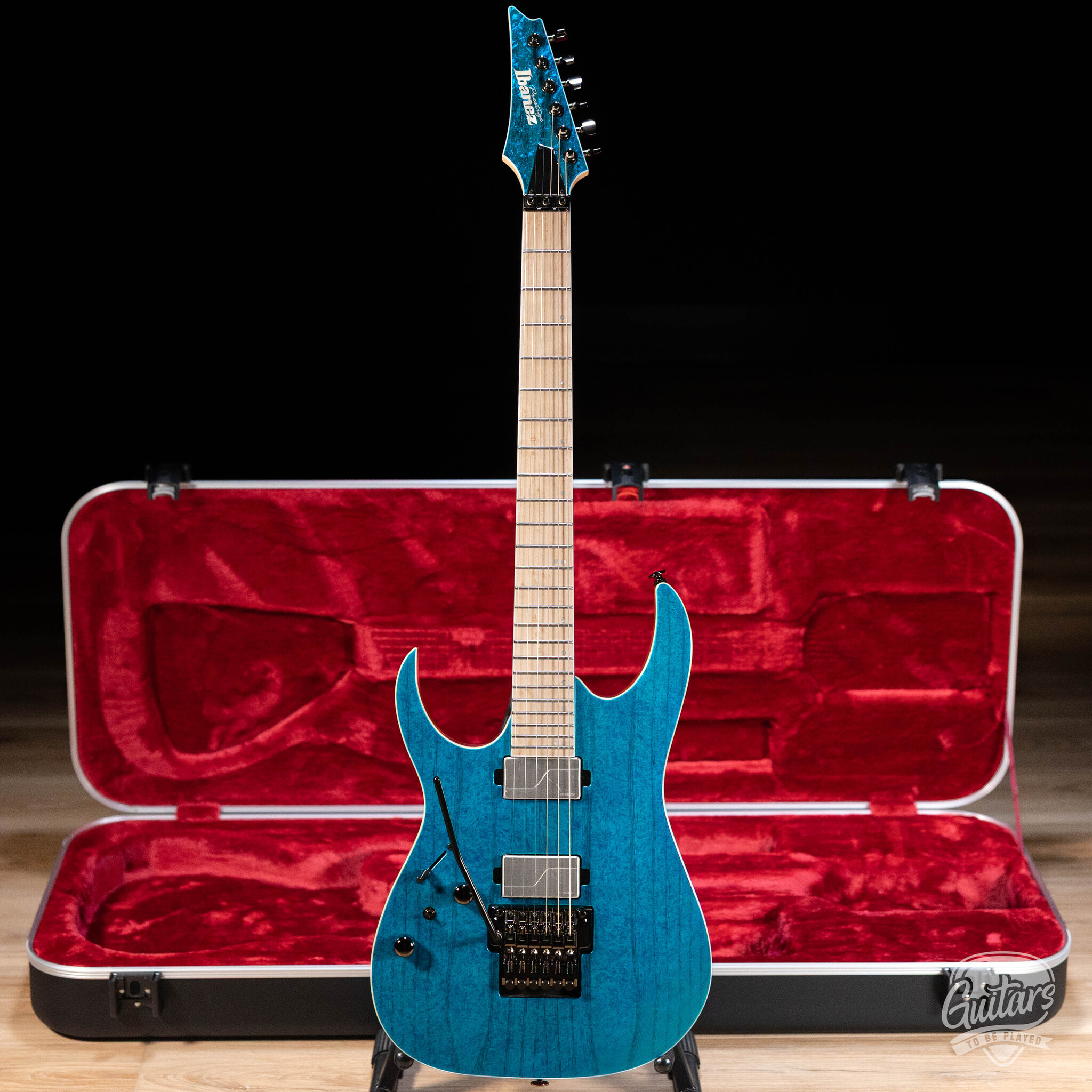Ibanez RG5120ML Prestige HH Left-Handed Guitar w/ Case – Frozen