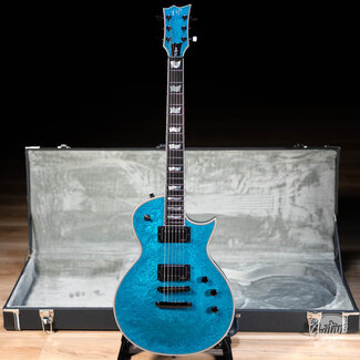 ESP Guitars ESP Eclipse Custom Original Series Electric Guitar w/ Case – Blue Liquid Metal