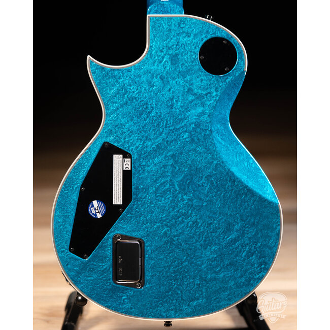 ESP Eclipse Custom Original Series Electric Guitar w/ Case – Blue Liquid Metal