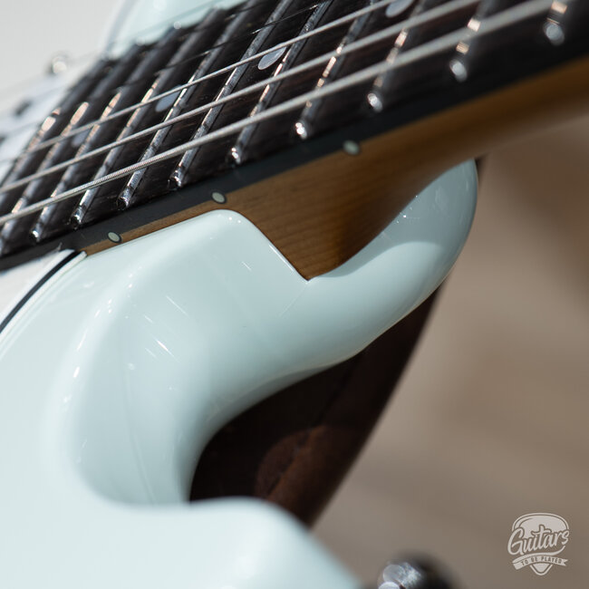 Ibanez AZ2204NWL Prestige HSS Left-Handed Guitar w/ Case – Mint Green (B-stock)