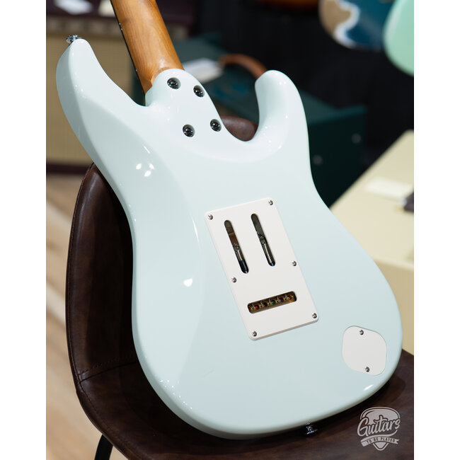 Ibanez AZ2204NWL Prestige HSS Left-Handed Guitar w/ Case – Mint Green (B-stock)